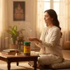 Pujahome 100% Pure and Natural | Mixture of Various Dried Herbal Roots - 400 Gram Jar (Pack of 2) thumbnail 4