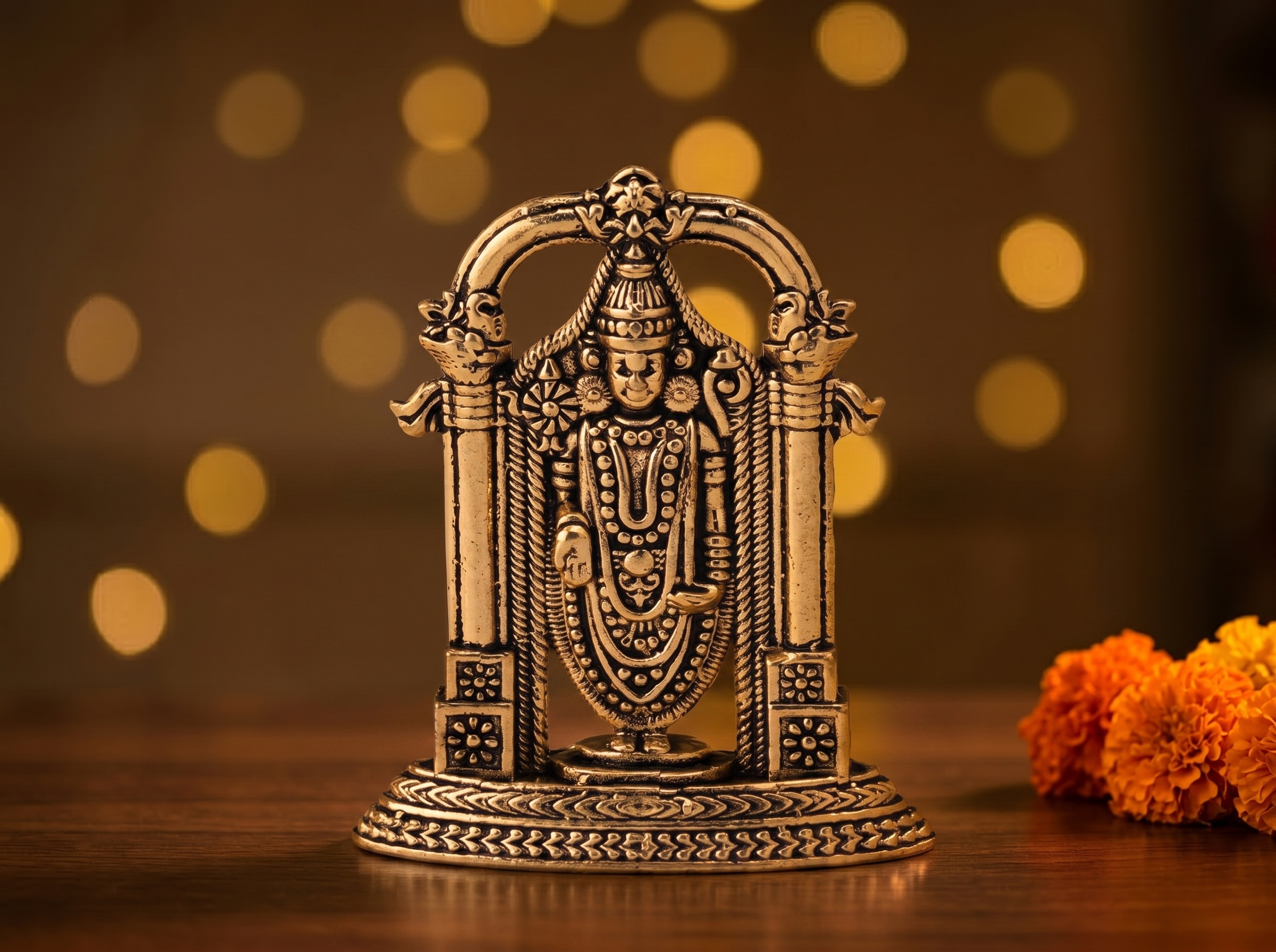 Tirupati Arch Brass Idol ( 2.0 inch )