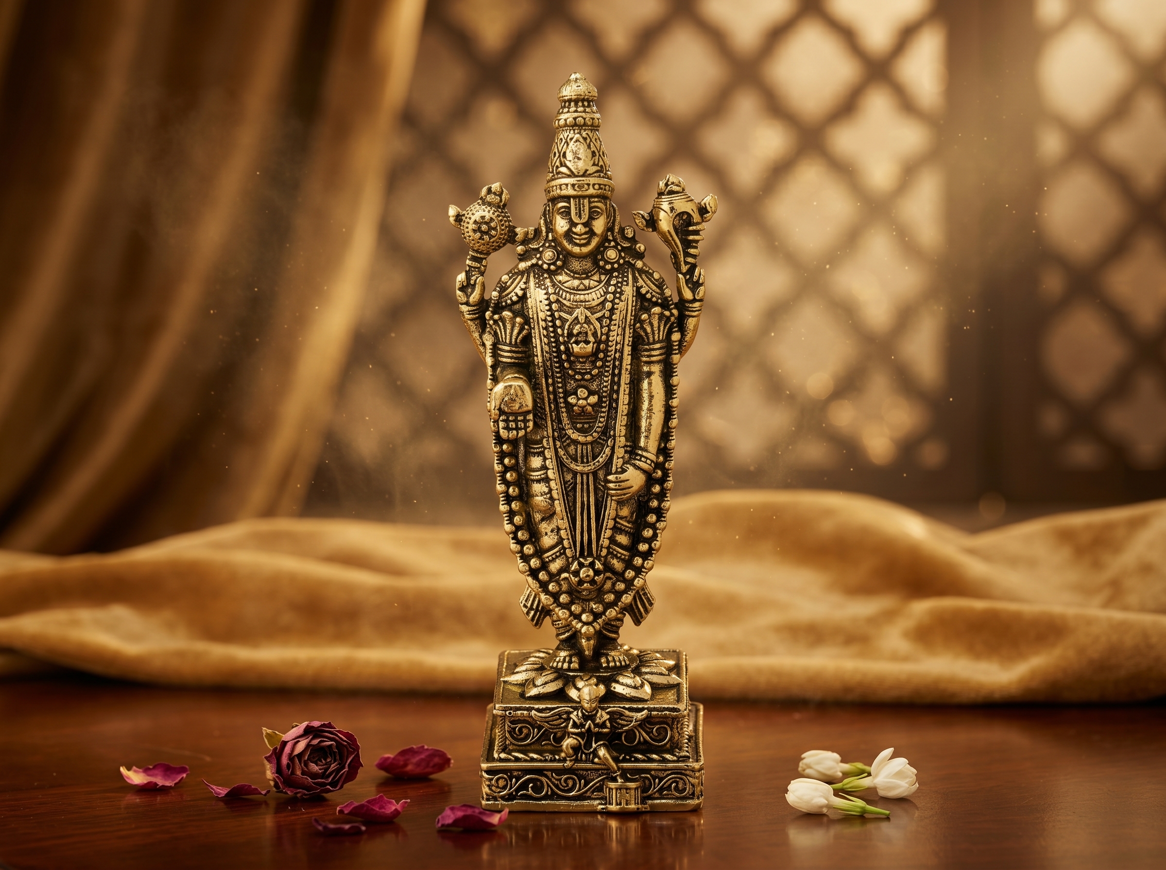 Tirupati Brass Idol ( 2.5 inch )