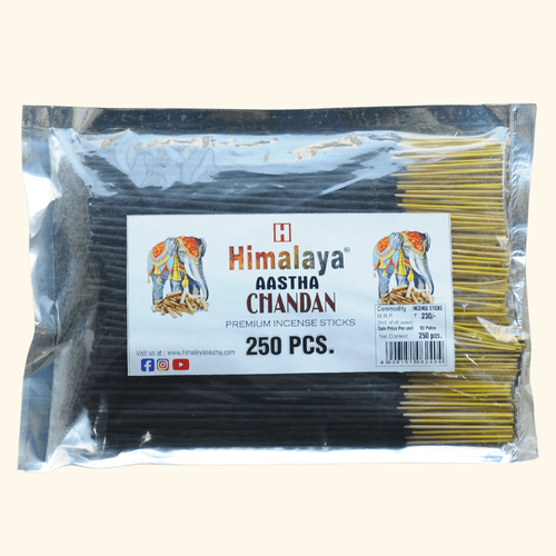 Himalaya Aastha Chandan Incense Sticks, 250 Pieces