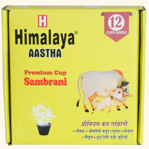 Cup Sambrani - Pack of 12 Cups (Pack of 3)