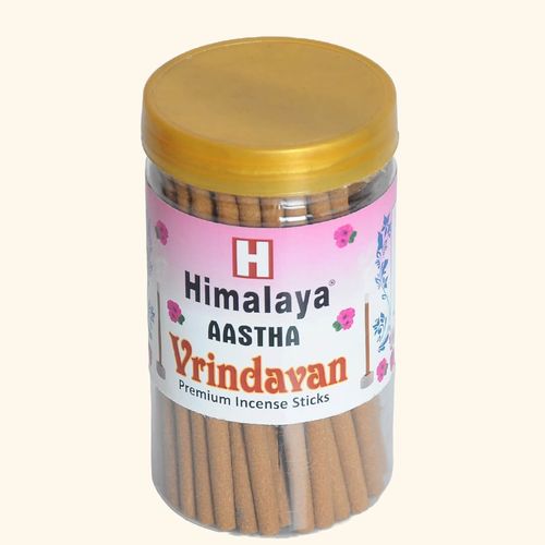 Himalaya Aastha Vrindavan Deluxe Incense Sticks, 100 g Jar (Pack of 3)
