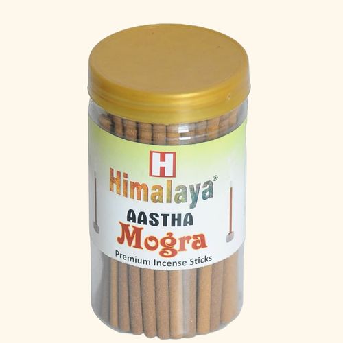Himalaya Aastha Mogra Deluxe Incense Sticks Jar, 100 g (Pack of 3)