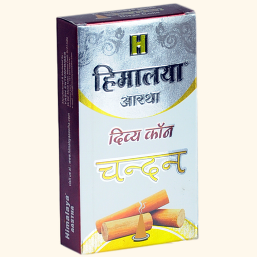 Divya Cone Chandan Dhoop Cones 40 g ( Pack of 10 )