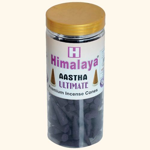 Himalaya Aastha Incense Cones Jar 400 Gm