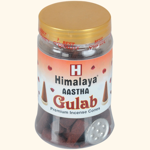 Gulab Incense Cones Jar 125 Gm ( Pack of 2 )