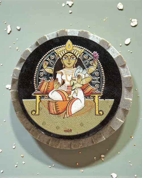 Aastha Magnet Parvati (Circle)