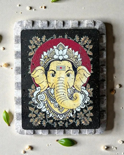 Aastha Magnet - Gajanana Rectangle