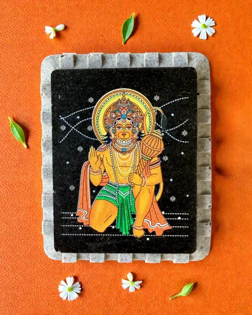 Aastha Magnet Hanumanji Blessing Posture Rectangle