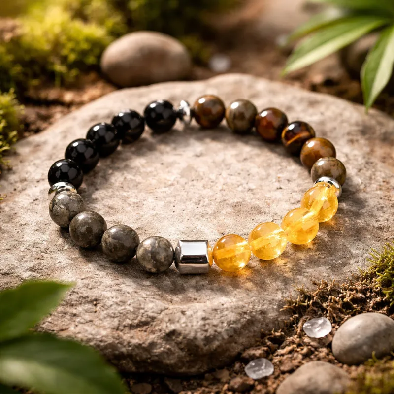 Gemini Zodiac Sign Bracelet | Premium Crystal Astrology Bracelet for Communication & Creativity