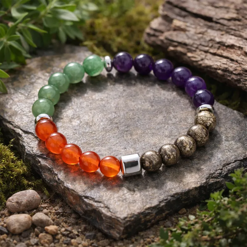 Taurus (वृषभ राशि) Zodiac Sign Natural Stone Bracelet