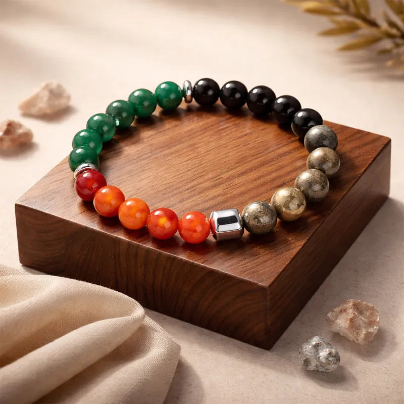 Virgo (कन्या राशि) Zodiac Sign Natural Stone Bracelet