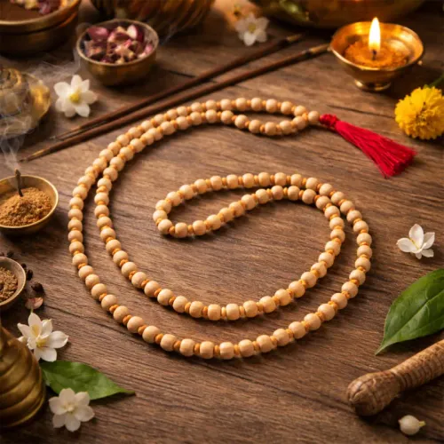 Shyama Tulsi Natural Wooden Mala