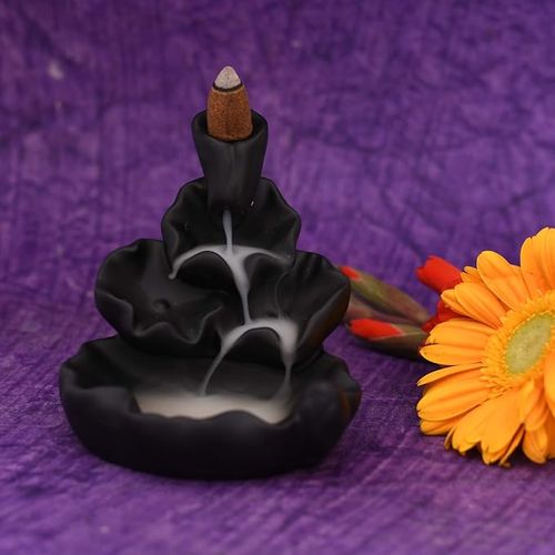 JAIPUR ACE Dropping Smoke Fountain Design Smoke Backflow Cone Decorative Incense Holder