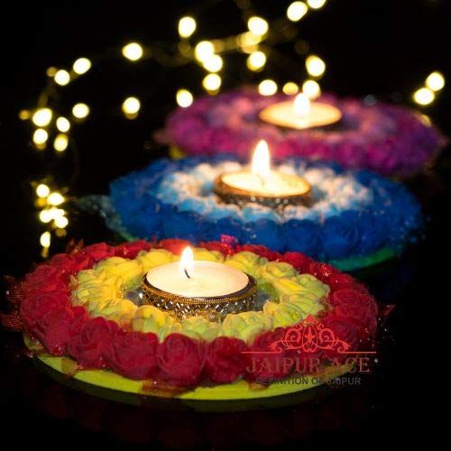 JAIPUR ACE Wax Floating Tealight Candle for Home Decor, Best for Diwali Decoration .